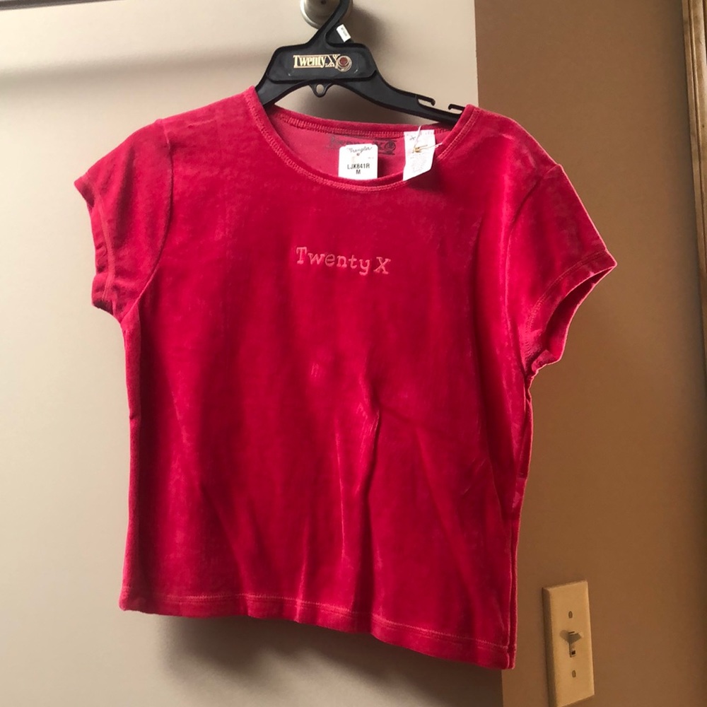Vintage NWT TwentyX by Wrangler Short Sleeve Velvety Tee Shirt